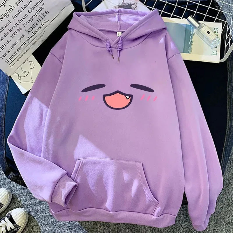 Hooded sweatshirt Anime Hololive hooded sweatshirt winter spring and autumn top unisex sweatshirt retro Harajuku sweatshirt