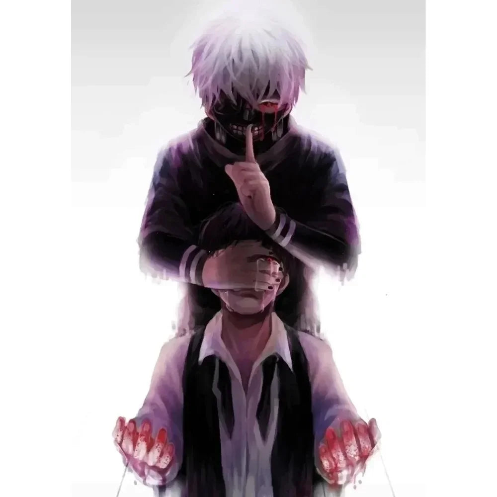 Japanese Anime Tokyo Ghoul Posters Wall Art Canvas Painting Manga Home Living Room Decor