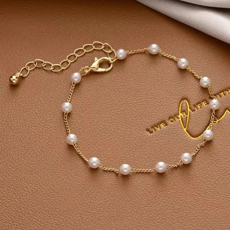 Fashion Heart of Ocean Pendant Bracelets New Shiny Blue Crystal Love  Bracelet for Women Valentine's Day Jewelry Wholesale
