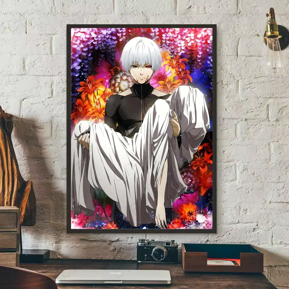 Anime Tokyo Ghoul Poster HD art sticky wall waterproof home living room bedroom bar aesthetic decoration