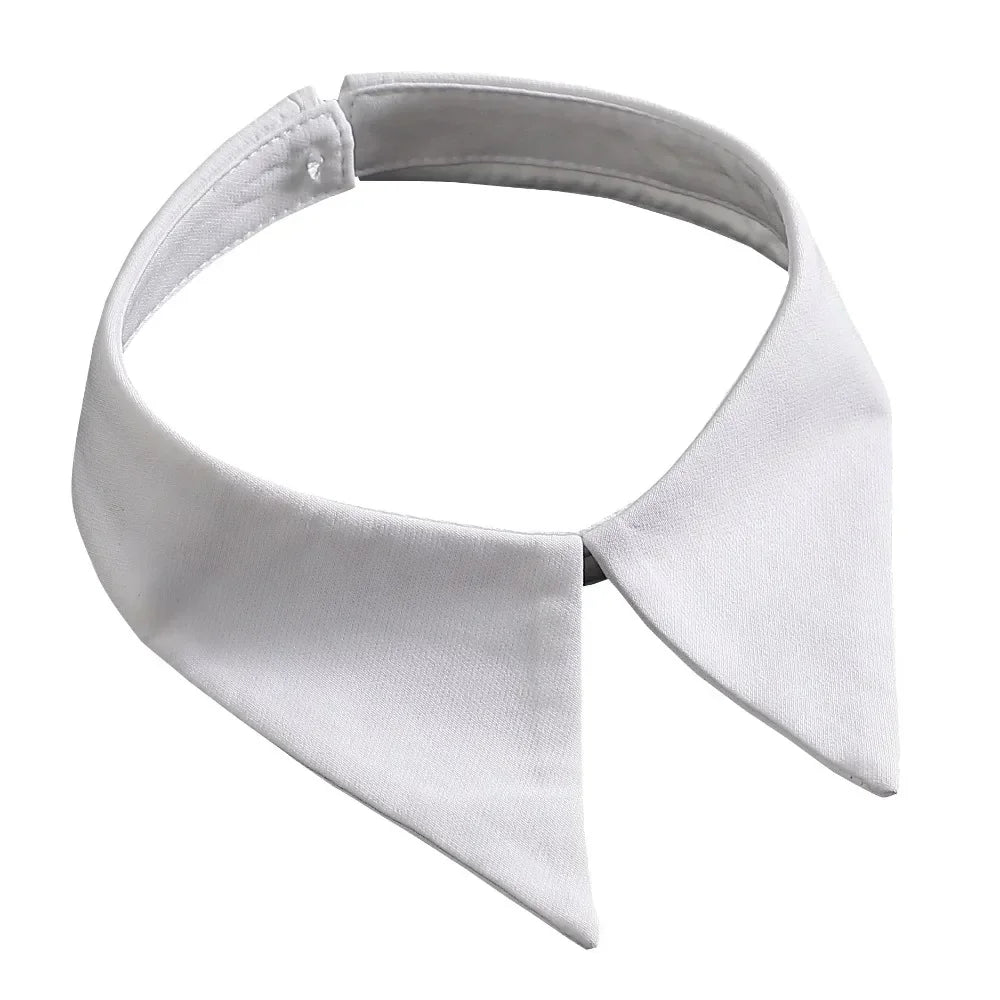 Fashionable Detachable Collar for Woman Black/White Simple Chiffon Collar Woman's Clothing Accessories