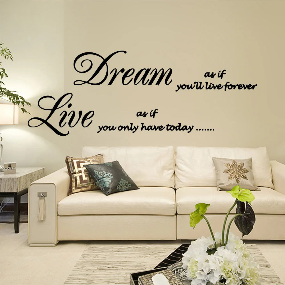 Pretty quotes Home Decor Wall Stickers For Kids Rooms Home Decor Wall Art Decal
