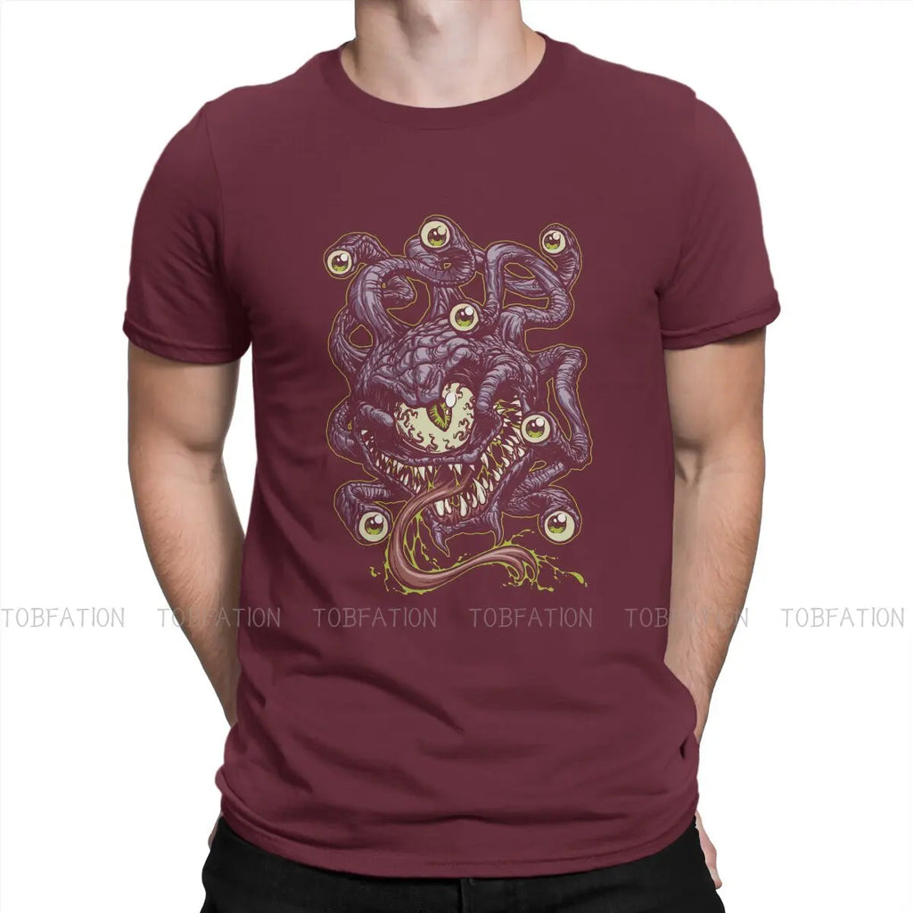 DnD BEHOLD Tshirt Homme Men's Clothes Blusas Loose Cotton T Shirt For Men
