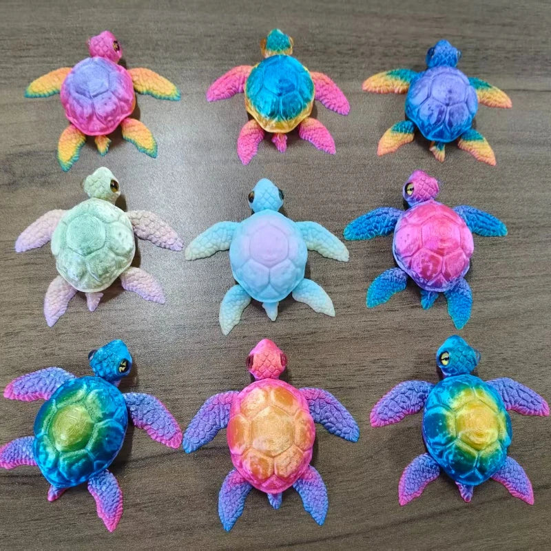 3D Printed Turtle Ornament, Home Decor Ornament Collection Hobby Halloween and Christmas Decoration, Home Decor