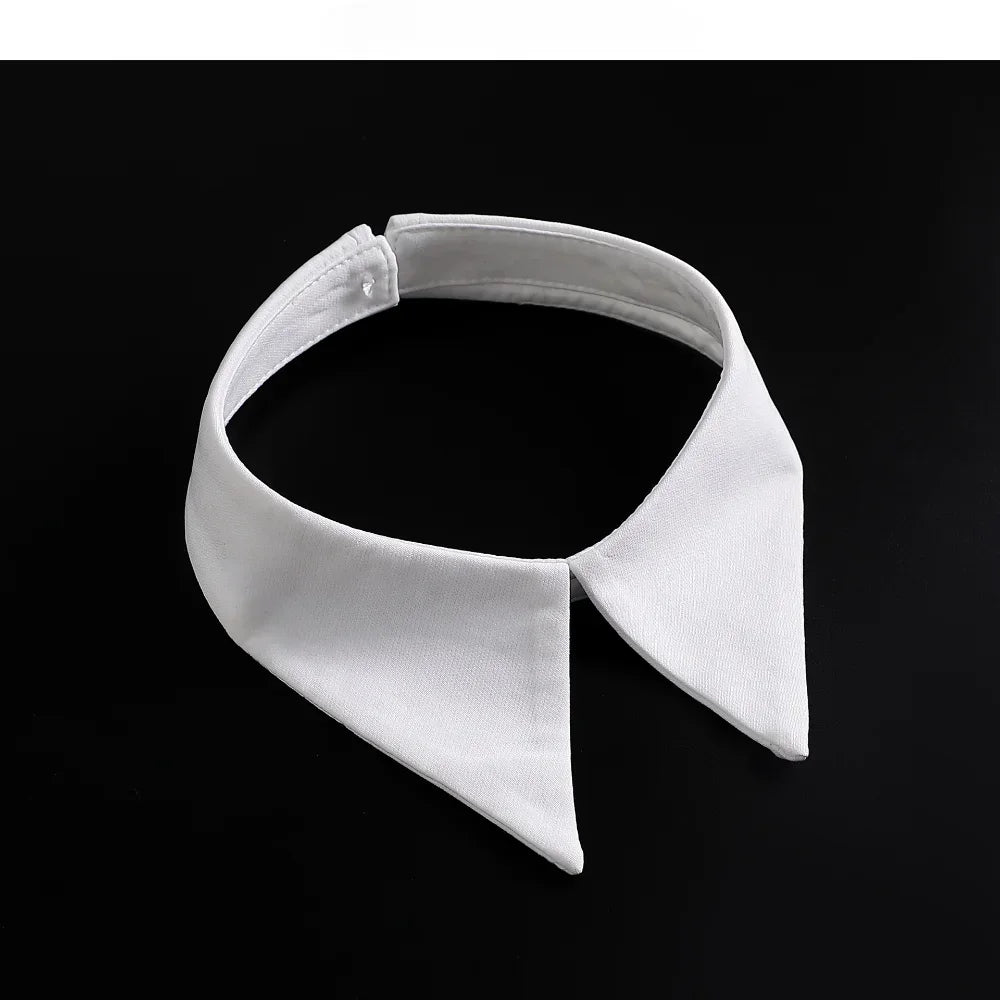 Fashionable Detachable Collar for Woman Black/White Simple Chiffon Collar Woman's Clothing Accessories