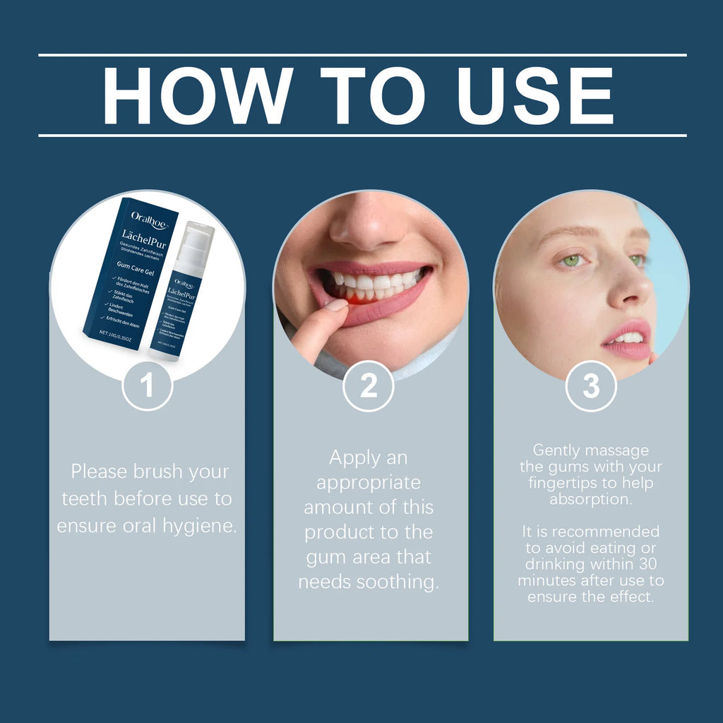 Damaged Gum Repair Care Gel Relieve Sore Gums Allergy Deep Cleaning Teeth Stains Tartar Serum Dental Caries Toothpaste