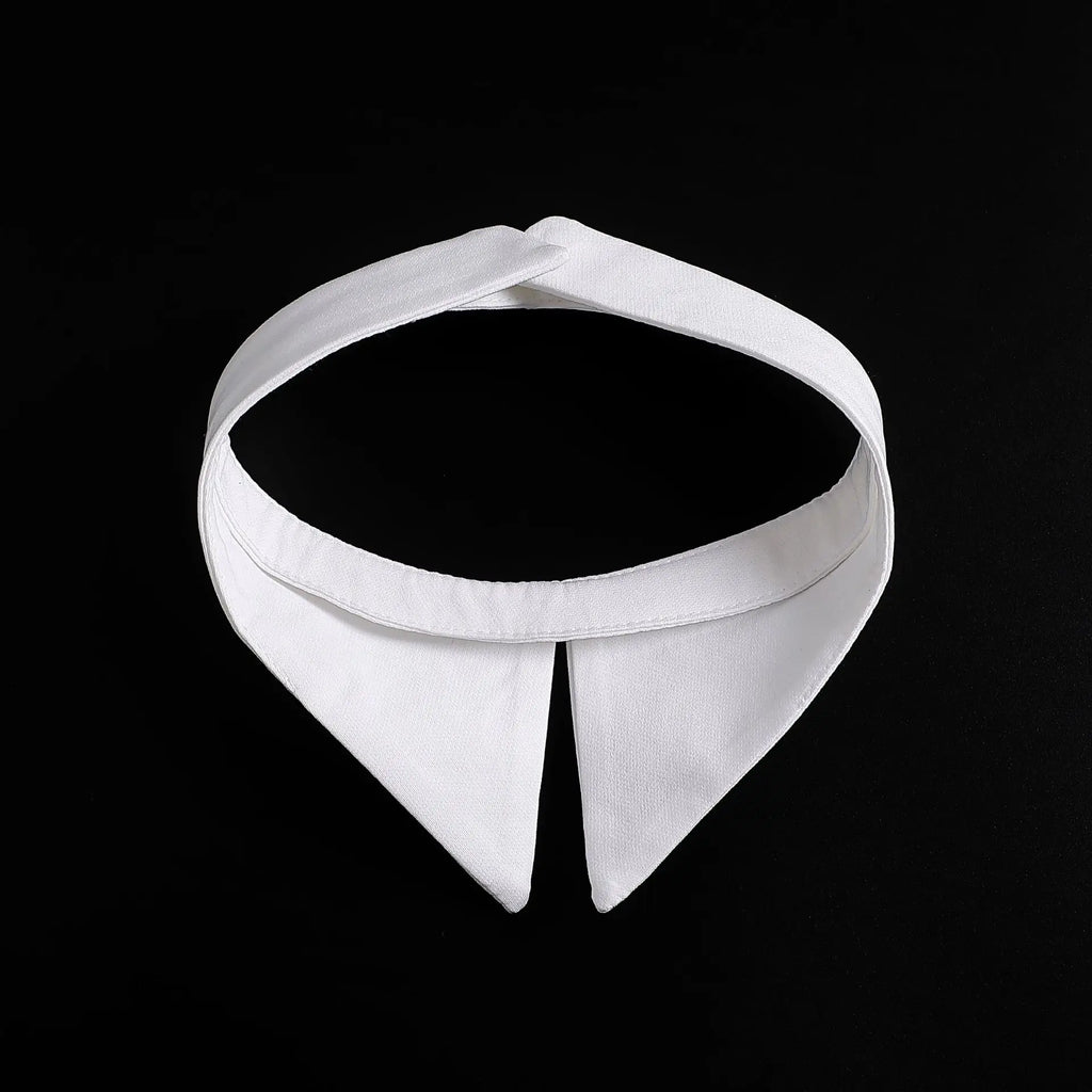 Fashionable Detachable Collar for Woman Black/White Simple Chiffon Collar Woman's Clothing Accessories