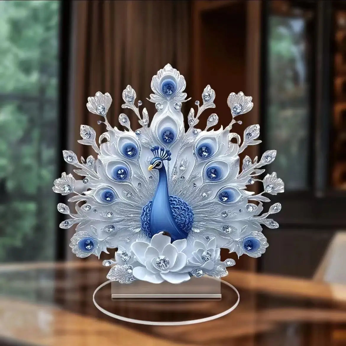 Fire Breathing Dragon Figurine Creative Fantasy Decor Miniature Acrylic Dragon Ornament High Quality Tabletop Decoration For