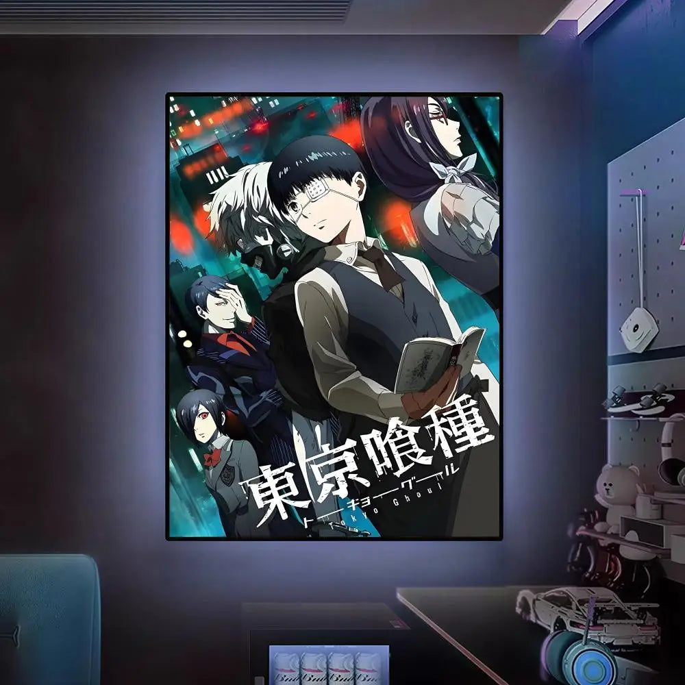 Tokyo G-Ghouls Hot Anime Poster Versatile HD Waterproof Wall Art Self-Adhesive Decor For Any Space Ideal Gift