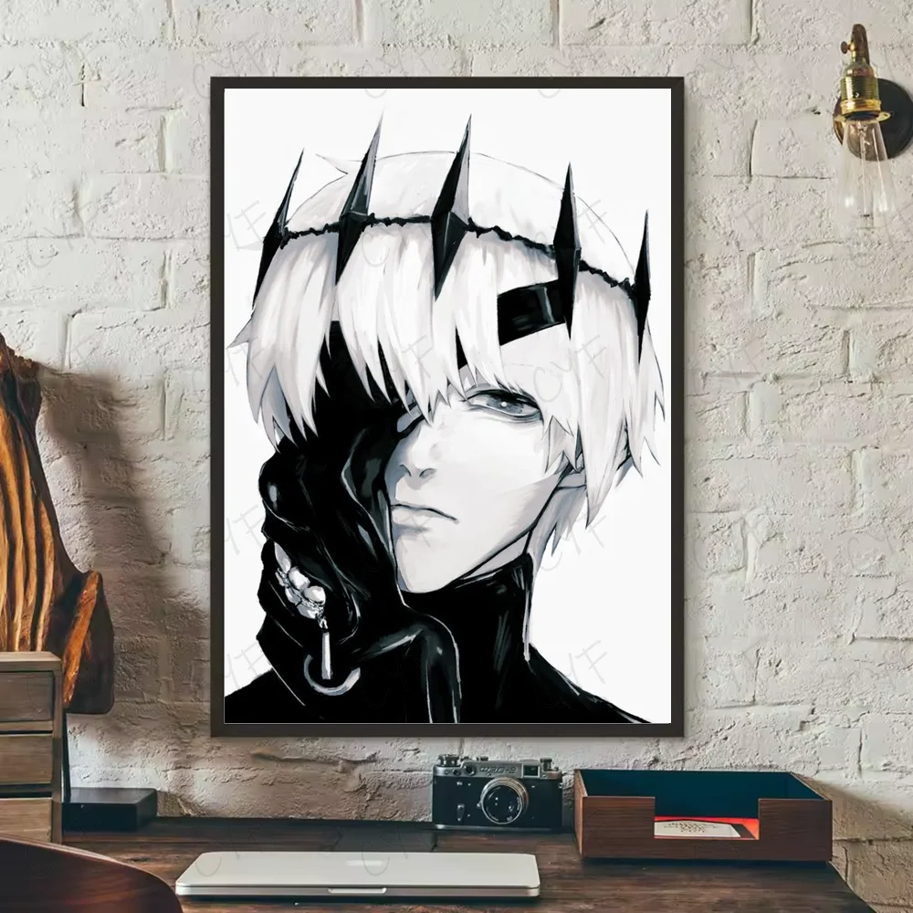 Anime Tokyo Ghoul Poster HD art sticky wall waterproof home living room bedroom bar aesthetic decoration