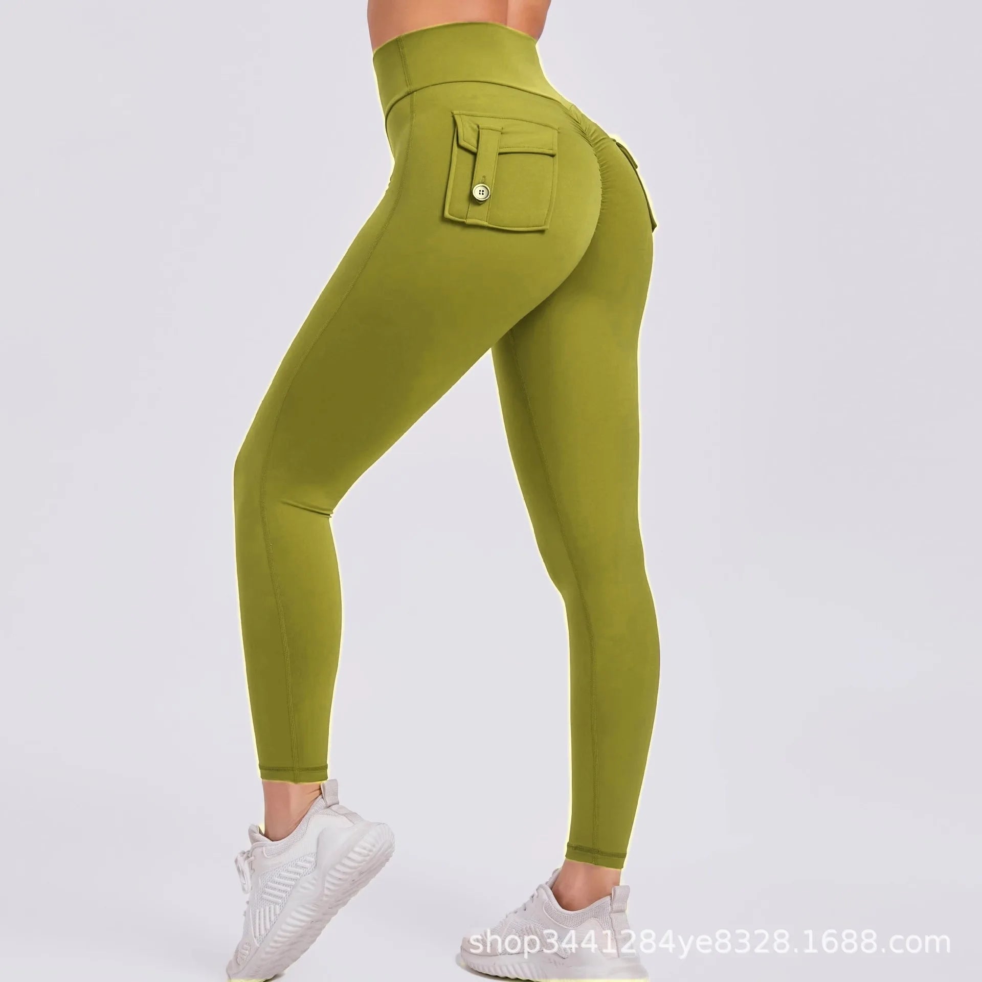Women's Fitness Pants with High Waist and High Elasticity, Suitable for Running, Tight-fitting Sports and Yoga Pants