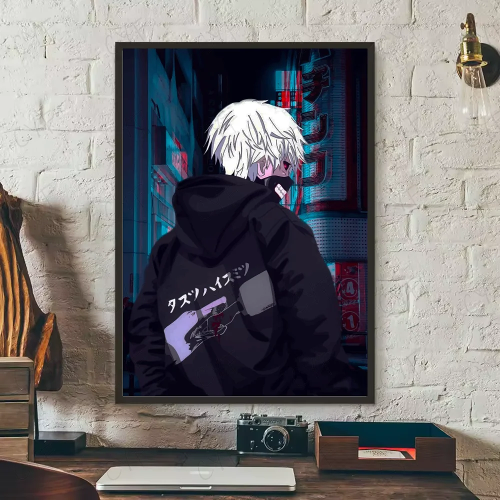 Anime Tokyo Ghoul Poster HD art sticky wall waterproof home living room bedroom bar aesthetic decoration
