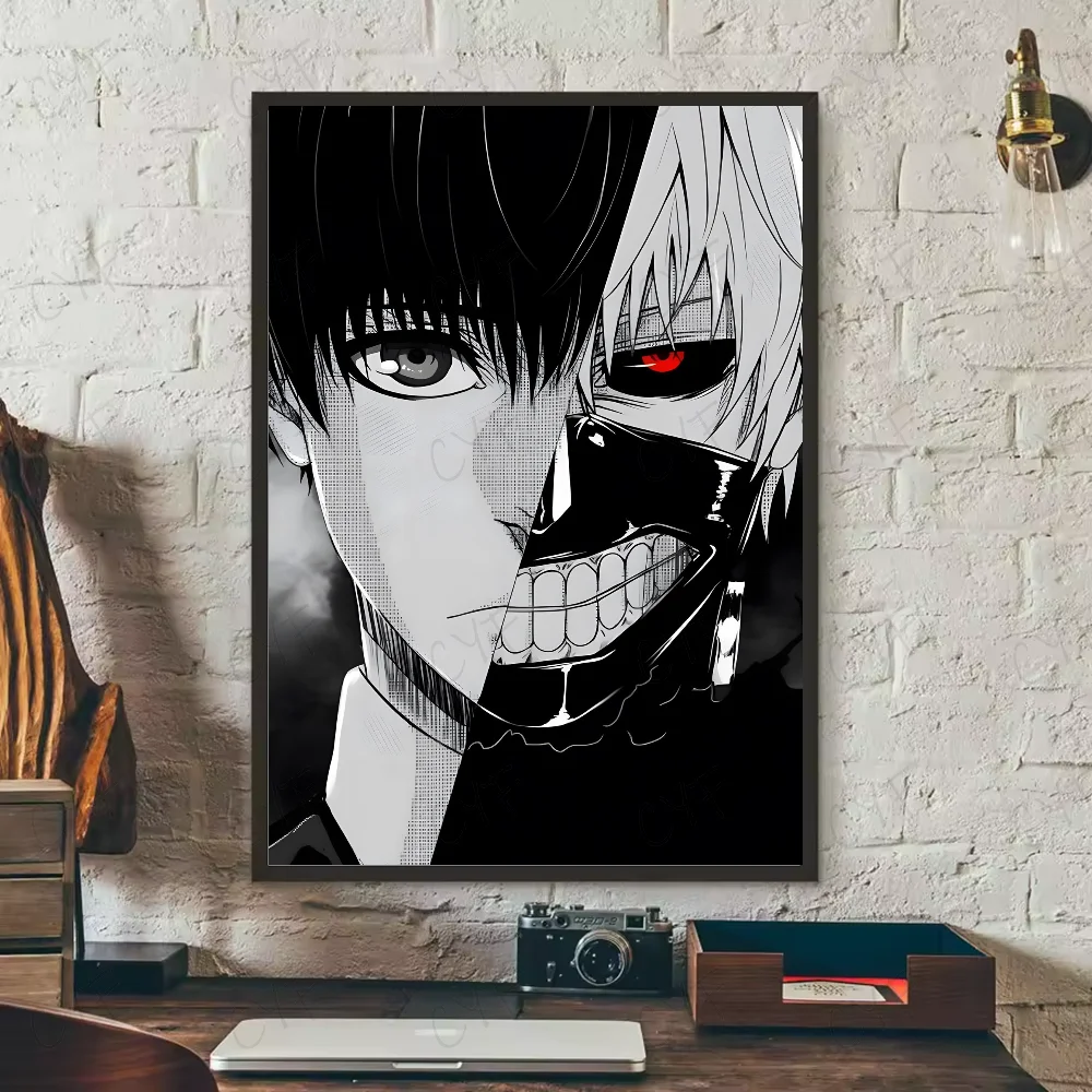 Anime Tokyo Ghoul Poster HD art sticky wall waterproof home living room bedroom bar aesthetic decoration