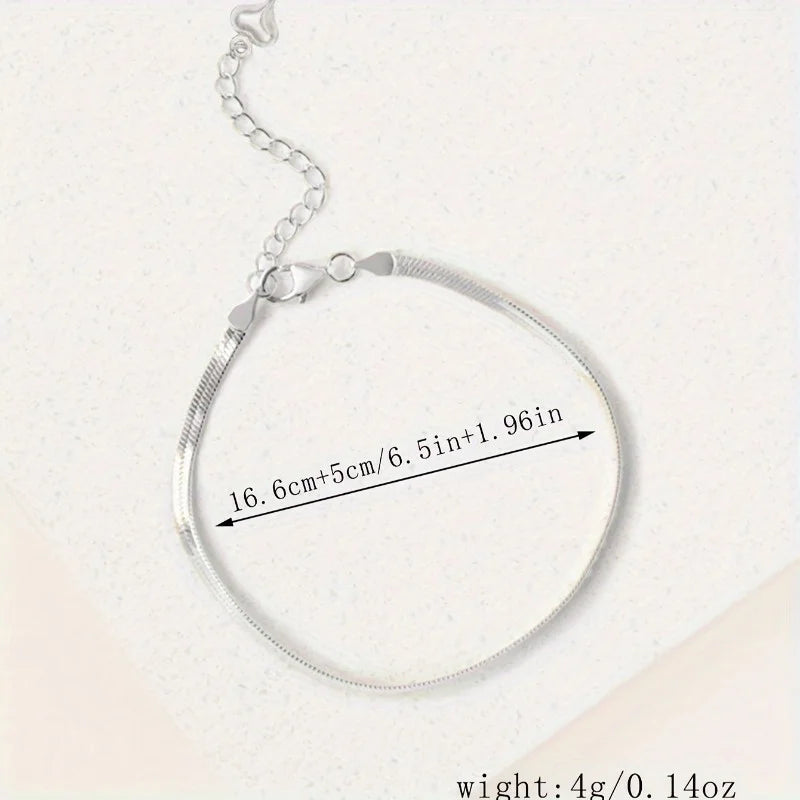 Fashionable Ankle Chain Women's Foot Jewelry Anklets Chain Jewelry Accessories Valentine's Day Anklet Gifts