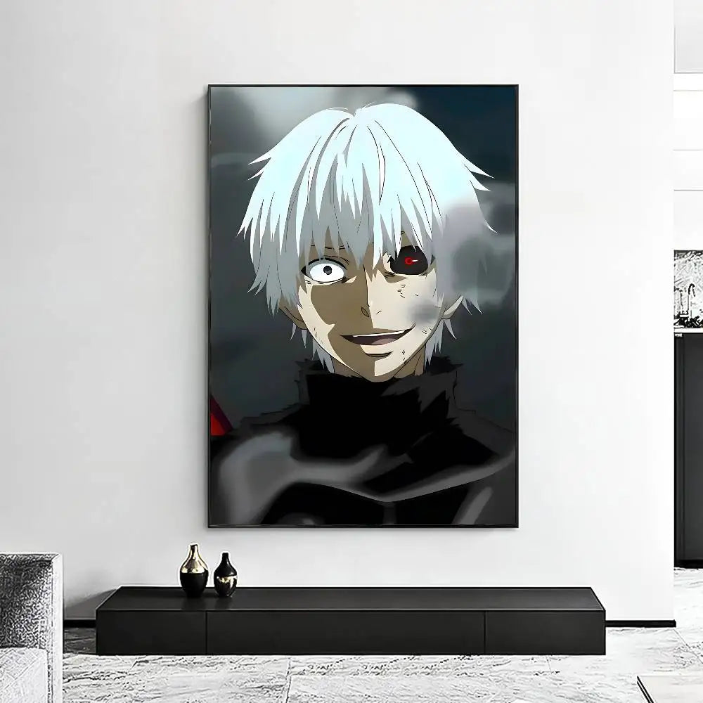 Anime T-Tokyo Ghoul Poster HD art sticky wall waterproof home living room bedroom bar aesthetic decoration