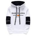 Barcelona Hoodies High Quality Male All Season Daily Casual Sports Hooded Sweatshirts Pullover 2025 Men's Clothes