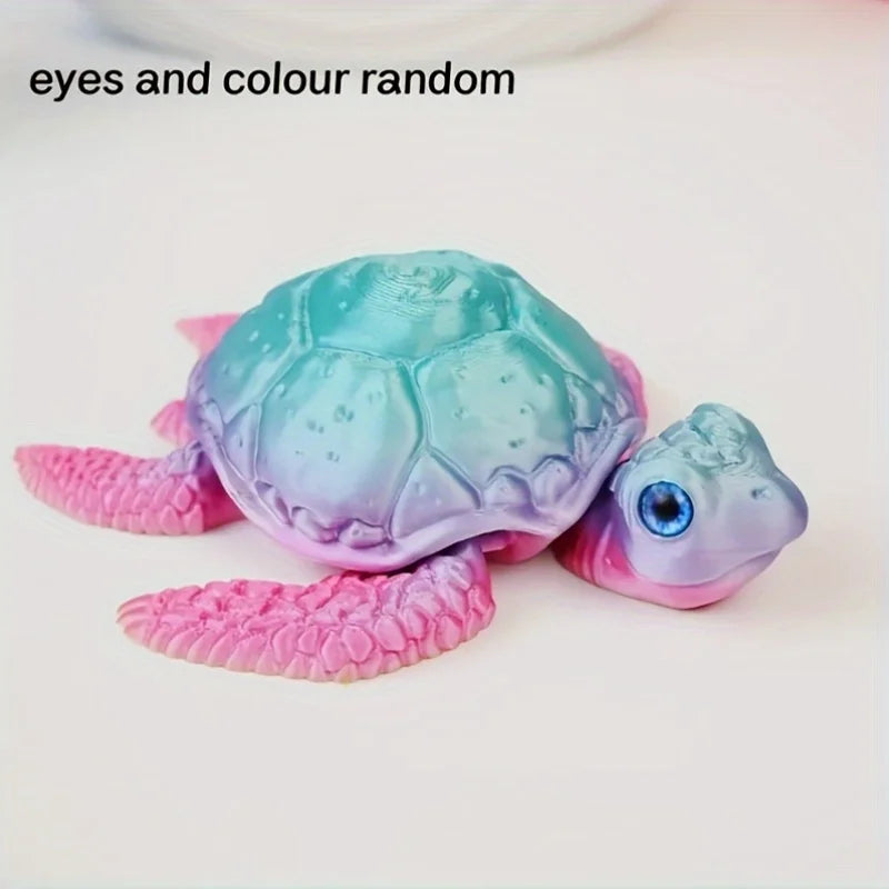 3D Printed Turtle Ornament, Home Decor Ornament Collection Hobby Halloween and Christmas Decoration, Home Decor