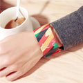 Square Pattern Paper Electronic Watch Durable LED Digital Watch Digital Display Waterproof Paper Women's Valentine's Day Gift
