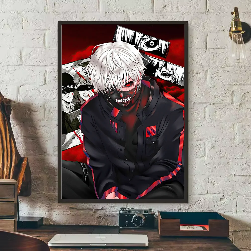 Anime Tokyo Ghoul Poster HD art sticky wall waterproof home living room bedroom bar aesthetic decoration