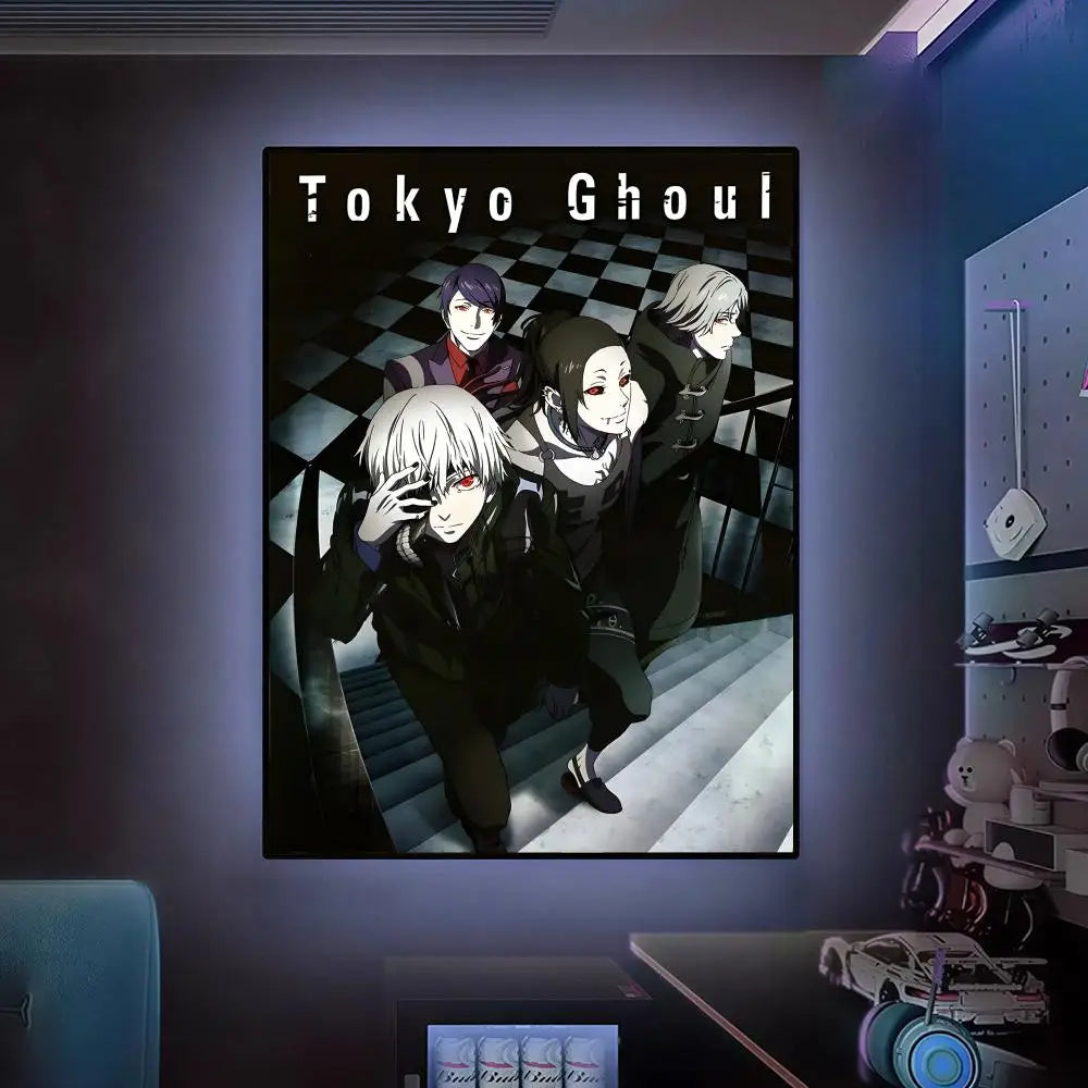 Tokyo G-Ghouls Hot Anime Poster Versatile HD Waterproof Wall Art Self-Adhesive Decor For Any Space Ideal Gift