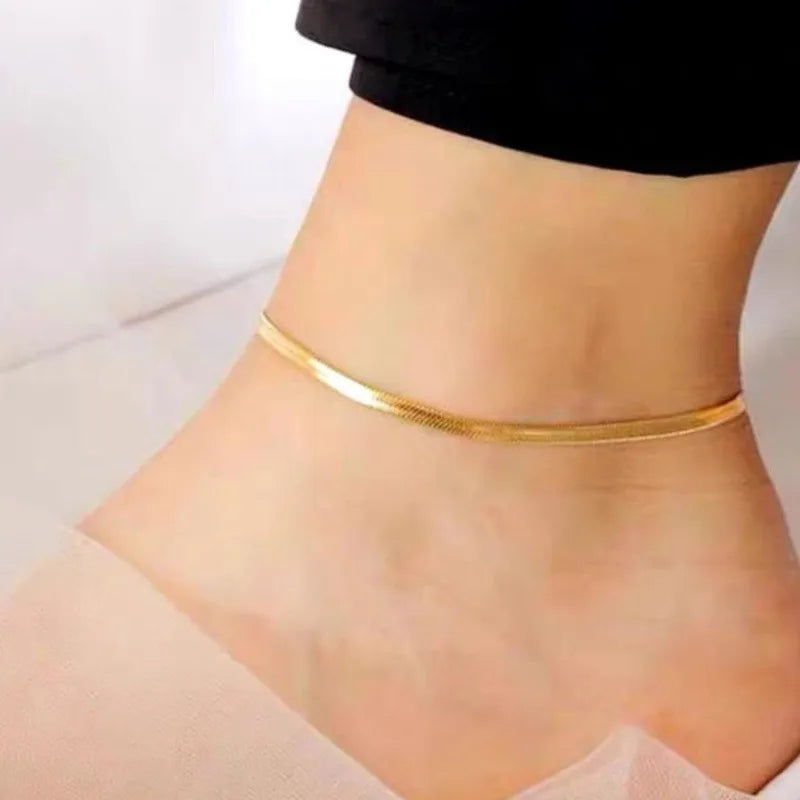 Fashionable Ankle Chain Women's Foot Jewelry Anklets Chain Jewelry Accessories Valentine's Day Anklet Gifts