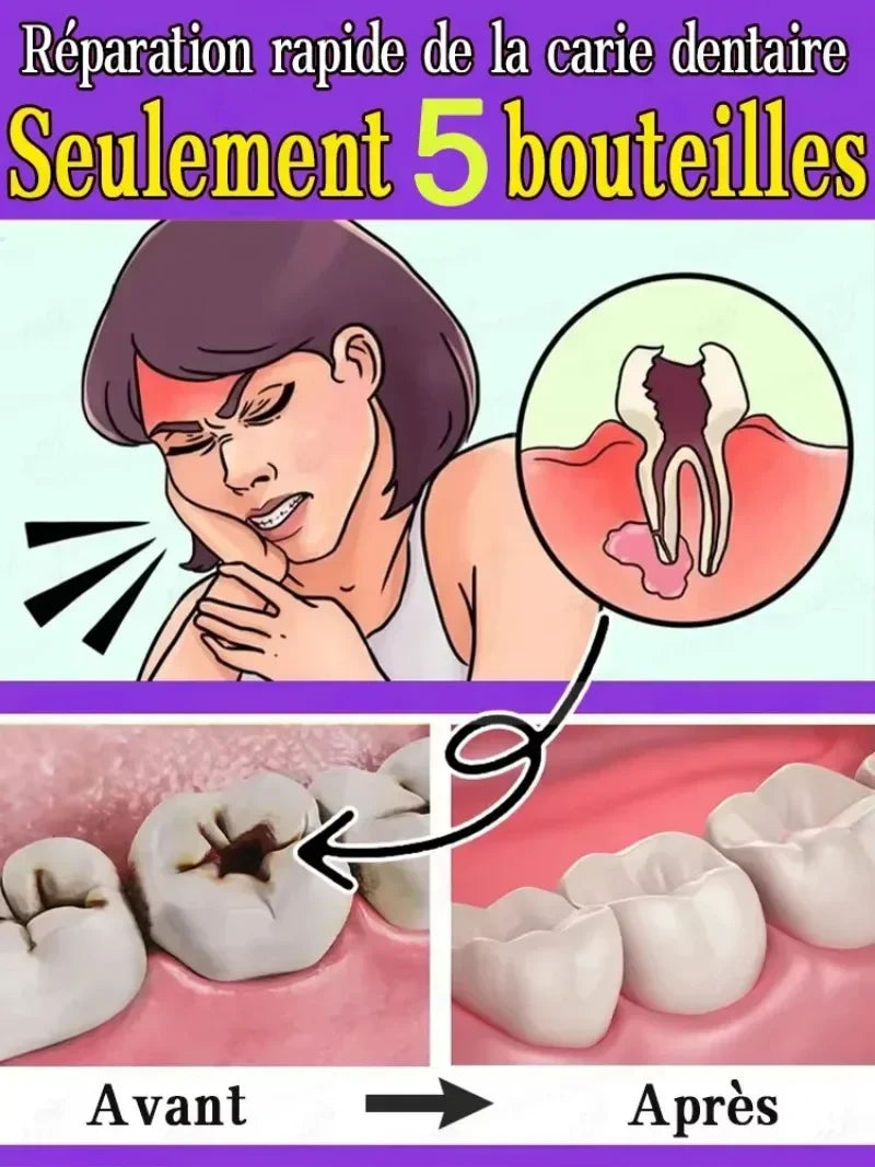 Repair gums, relieve gum recession, whiten teeth, remove yellow plaque and cavities toothpaste