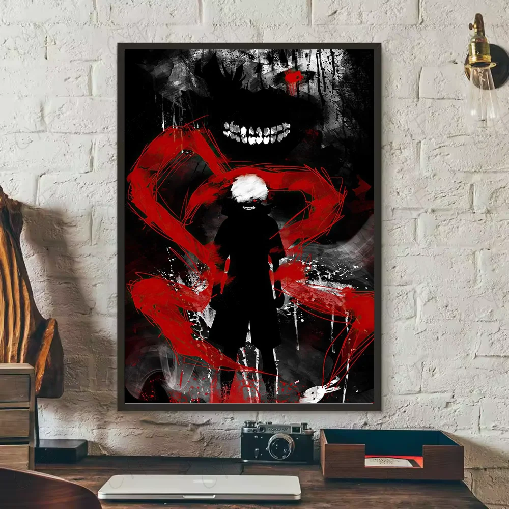 Anime Tokyo Ghoul Poster HD art sticky wall waterproof home living room bedroom bar aesthetic decoration
