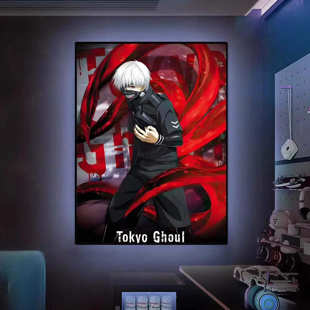 Tokyo G-Ghouls Hot Anime Poster Versatile HD Waterproof Wall Art Self-Adhesive Decor For Any Space Ideal Gift