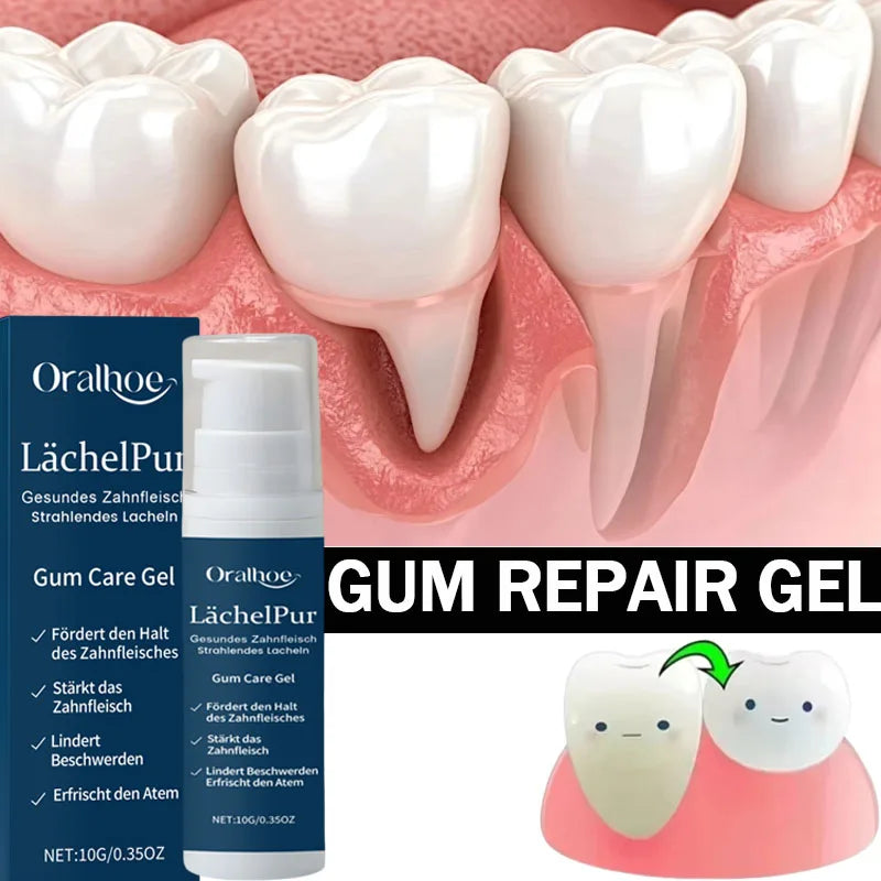Damaged Gum Repair Care Gel Relieve Sore Gums Allergy Deep Cleaning Teeth Stains Tartar Serum Dental Caries Toothpaste