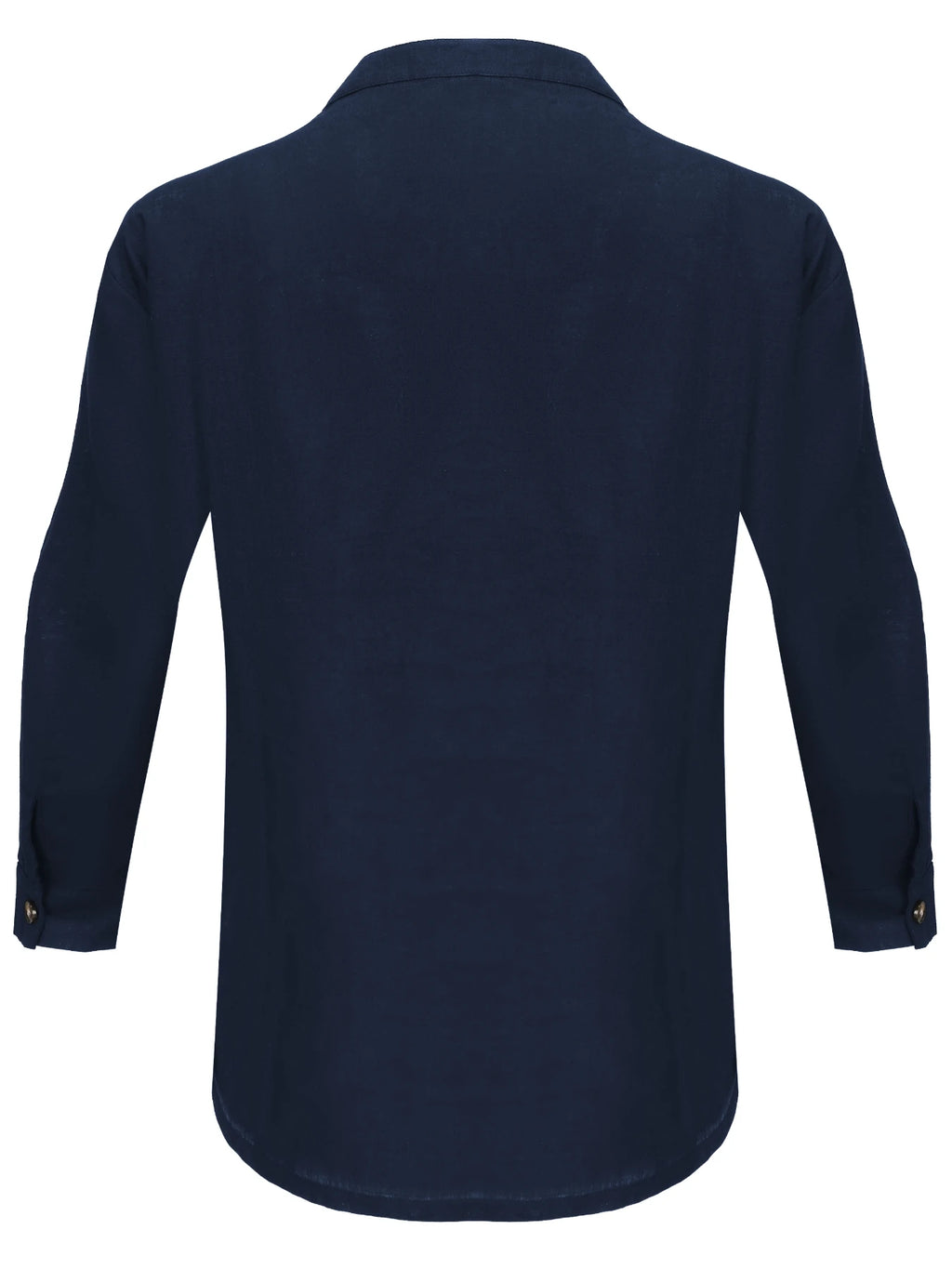 Men's Casual Solid Long Sleeve Shirt With Button Design, Men's Clothes For Spring Summer Autumn