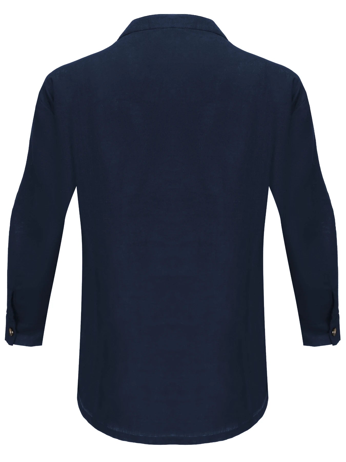 Men's Casual Solid Long Sleeve Shirt With Button Design, Men's Clothes For Spring Summer Autumn
