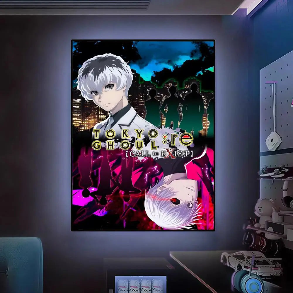 Tokyo G-Ghouls Hot Anime Poster Versatile HD Waterproof Wall Art Self-Adhesive Decor For Any Space Ideal Gift