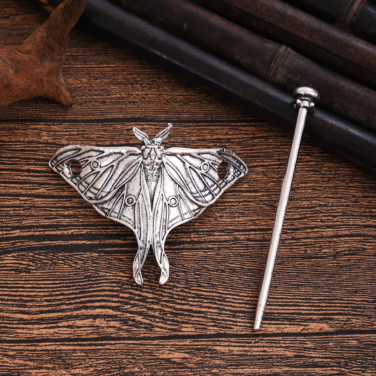 Scandinavian Viking Retro Trendy Butterfly Hairpin Headdress Celtic Knot Hairpin Hair Stick Casual Easiest for Match Party Accessories Valentine's Day Mother's Day Birthday Gift