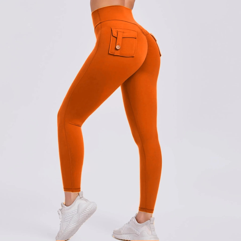 Women's Fitness Pants with High Waist and High Elasticity, Suitable for Running, Tight-fitting Sports and Yoga Pants