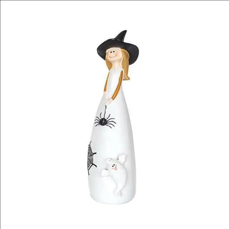 Halloween Witch Figurines And Statues Home Decor Resin Witches Cute Elf Sculpture 1 Piece Home Decor Home Decor Gifts