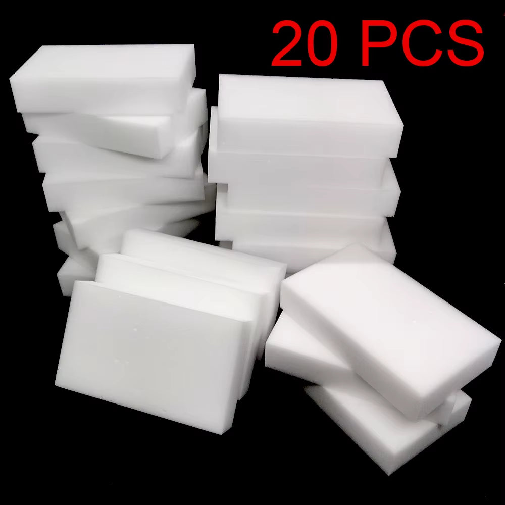 1-100Pcs Magic Melamine Sponge Kitchen Sponge Eraser Magic Sponge Cleaner Dishwasing Sponge for Home Bathroom Cleaning Tools