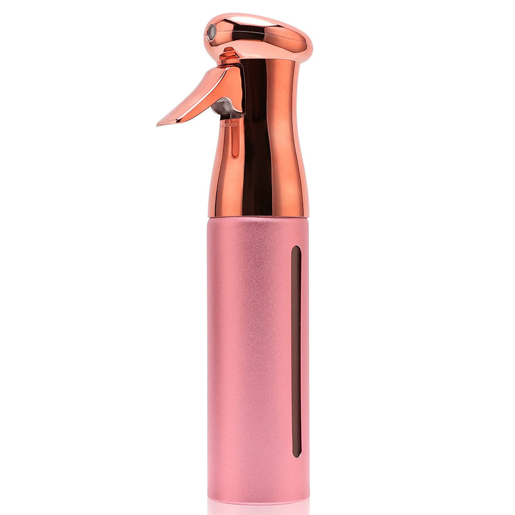 1pcs 300ml Electroplating Continuous Spray Bottle Automatic High-pressure Spray Bottle Hairdressing Alcohol Disinfection Spray Bottle