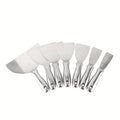 7 Pack Putty Knife Set Premium Polished All-Stainless Steel Scraper Tool for Drywall Finishing Scraping Paint, Taping Professional Grade Putty Blade Wallpaper Scraper