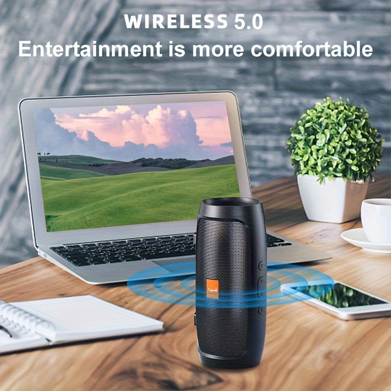 Wireless Speaker Dual-channel Subwoofer Easy to Carry Listening and Dancing Multi-color