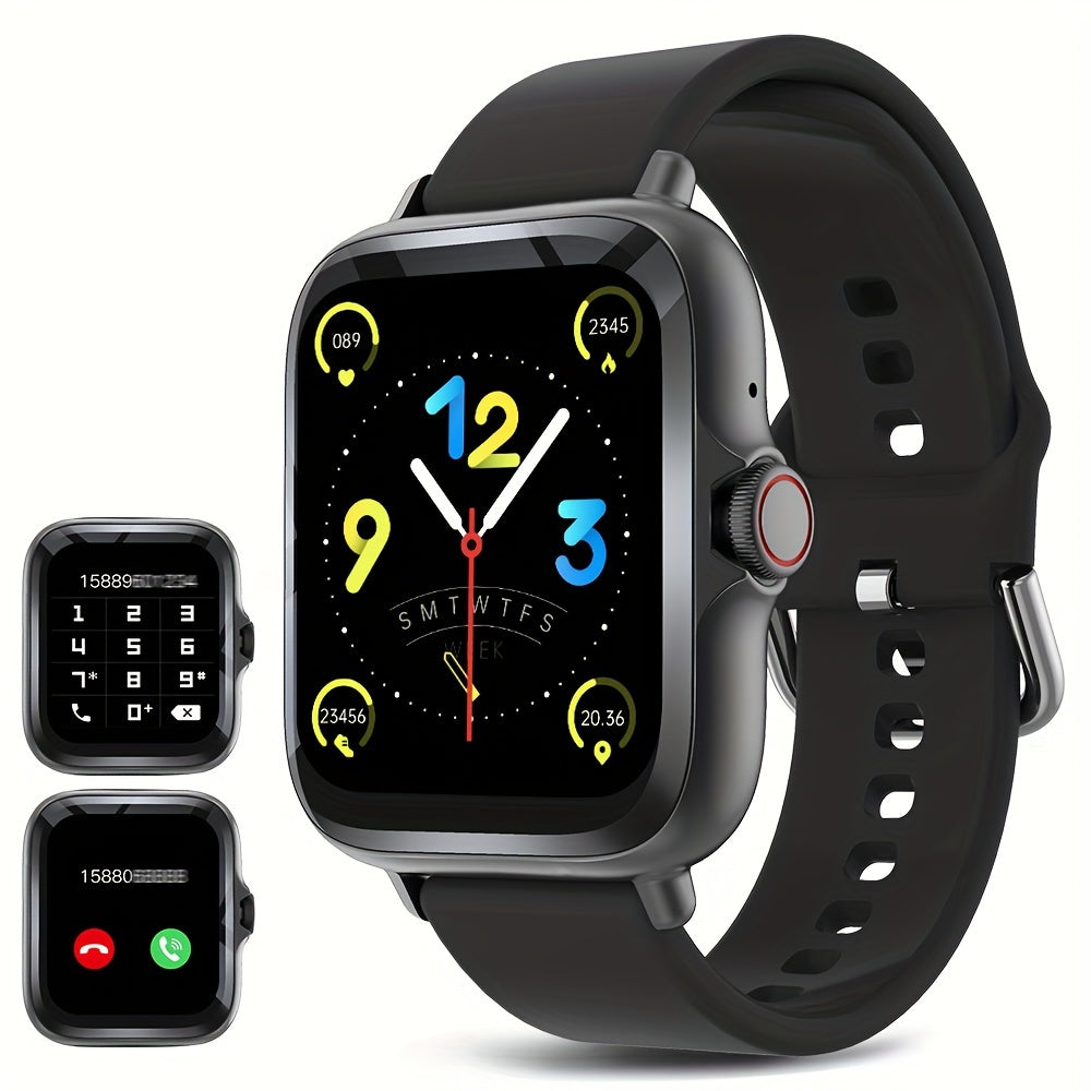 Smart Watch For Men And Women Wireless Calling Dial, Heart Rate Monitor, Multi-Sport Mode Sports Watches, Custom Wallpaper, Activity Monitoring, For IOS/Andriod