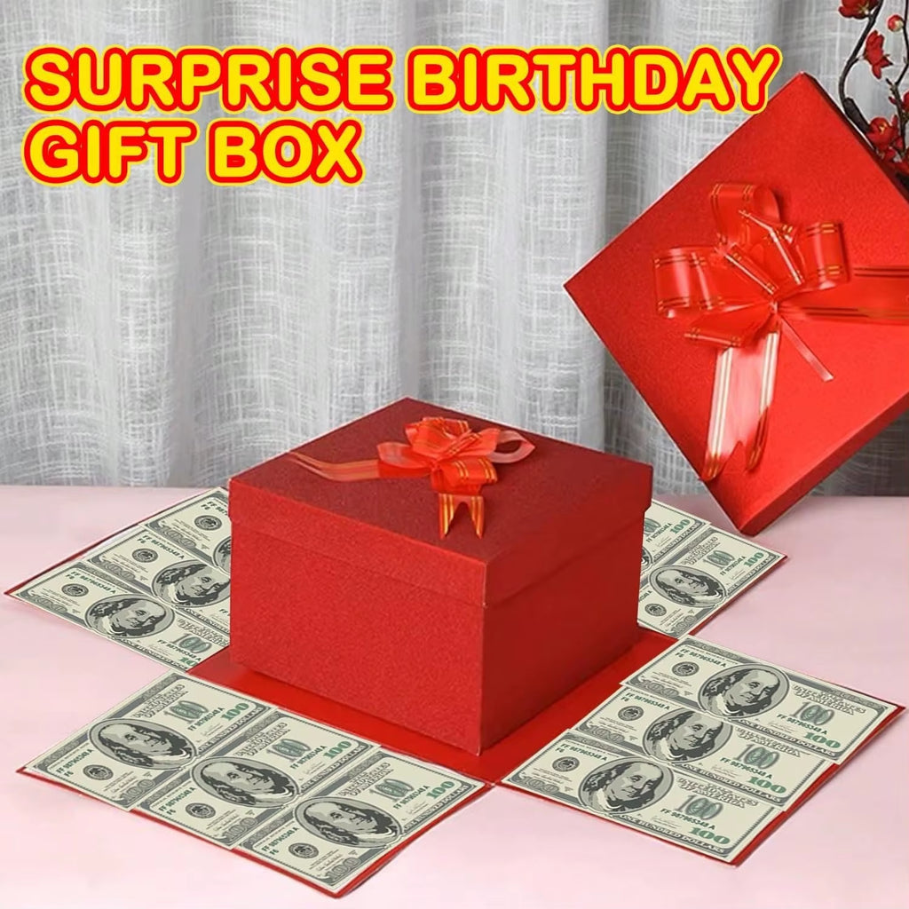 DIY Creative Explosion Gift Wrap Box to Create a 5-Layer of Various Gifts Birthday Mysterious Gift Valentine'S Day Gifts Decor