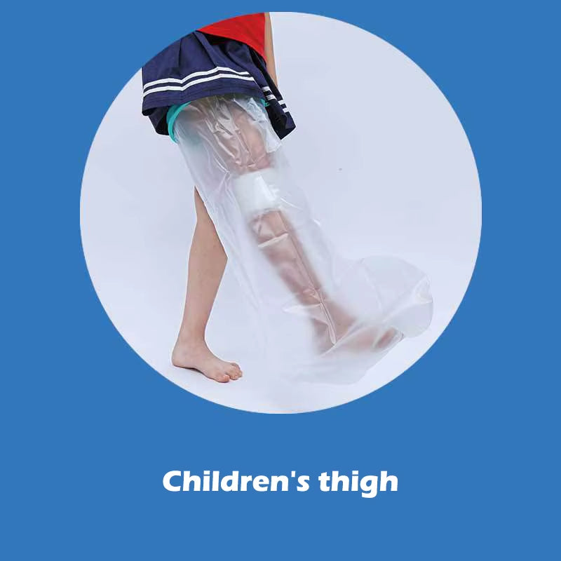 Blue Shower Cover Adult Waterproof Sealed Cast Bandage Protector Wound Fracture Leg Foot Arm Palm Bath Protective Ring Sleeve