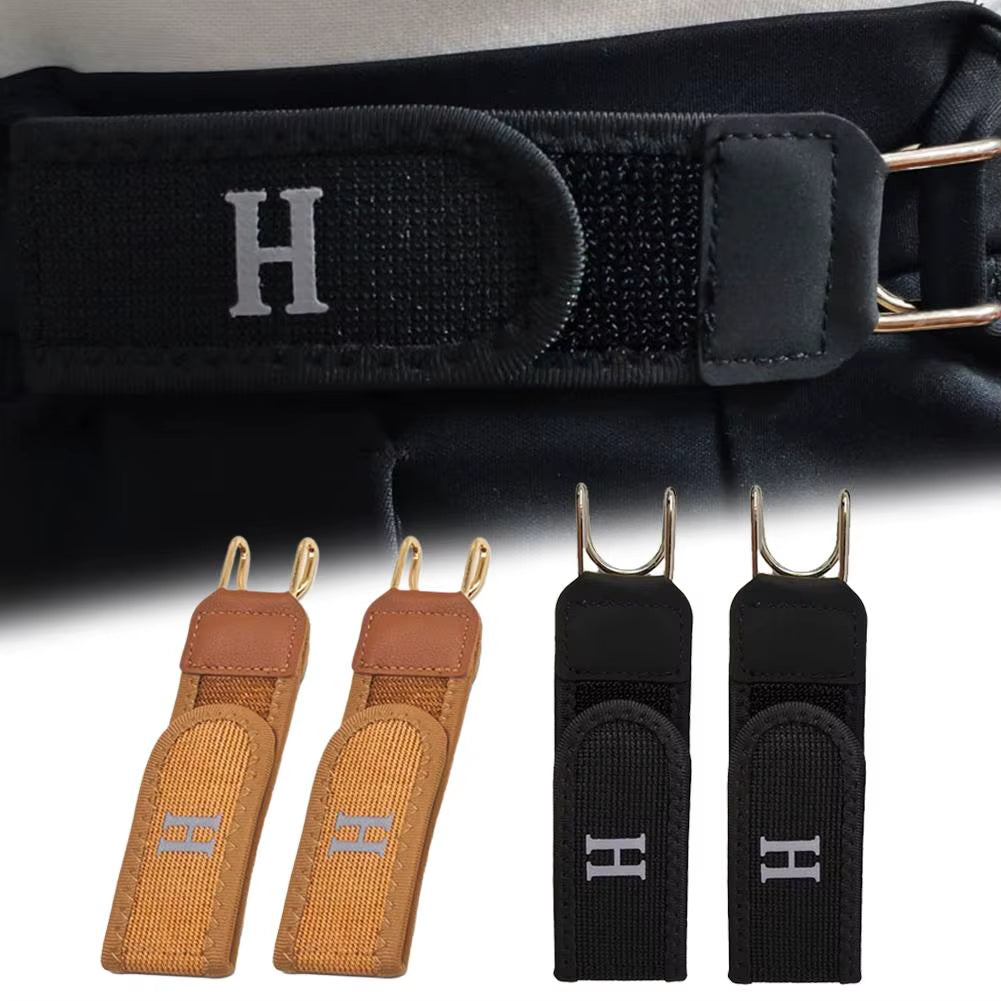New Unisex Buckleless Belt Hook Adjustable Comfortable Elastic Velcro Waist Belt for Outdoor Work Daily Carry 1/2/4/8/20Pcs