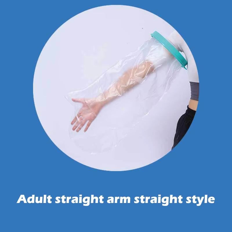 Blue Shower Cover Adult Waterproof Sealed Cast Bandage Protector Wound Fracture Leg Foot Arm Palm Bath Protective Ring Sleeve
