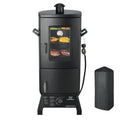 MBY Vertical Propane Smoker Set with Cover, BBQ Smoker Grill, Three Removable Smoking Shelves, Temperature Control, Alloy Steel