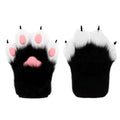 Kawaii Cartoon Cosplay Costume Gloves Furry Fursuit Kigurumi Plush Cat Paw Gloves Thicken Warm Cat Claw Mittens Gifts