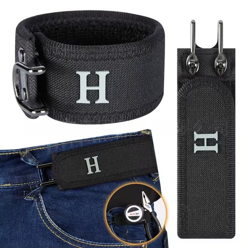 New Unisex Buckleless Belt Hook Adjustable Comfortable Elastic Velcro Waist Belt for Outdoor Work Daily Carry 1/2/4/8/20Pcs