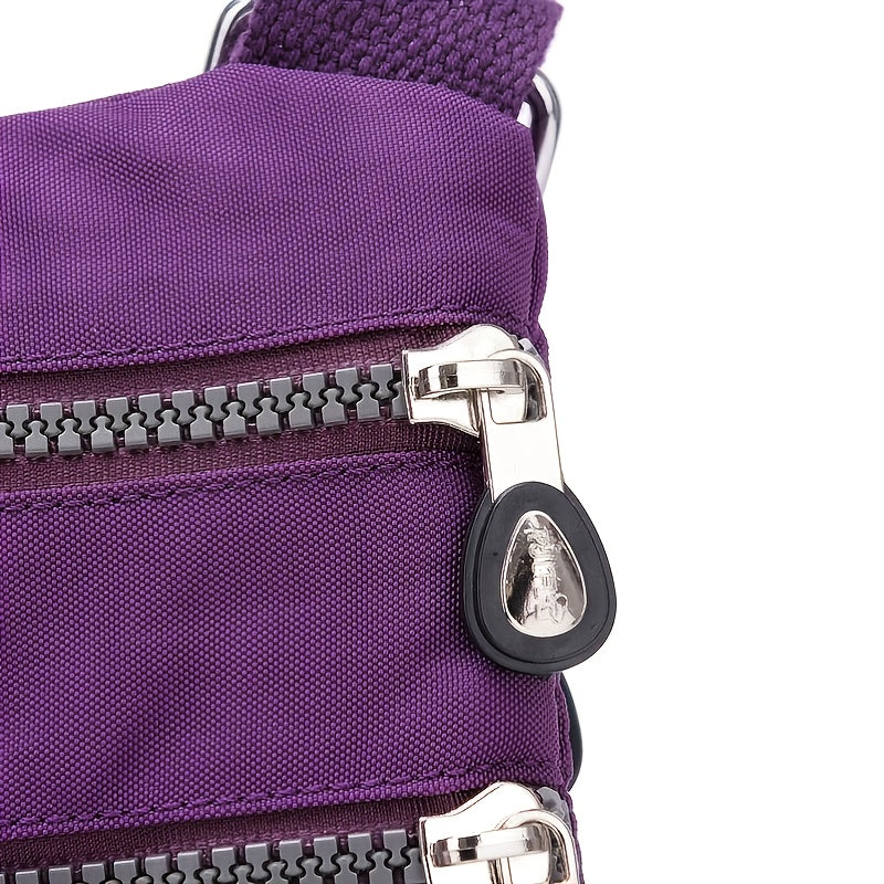 [Women's Small Bag] Women's Casual Lightweight Travel Small Bag - Close-Fitting Coin Purse - Nylon Cloth Small Bag