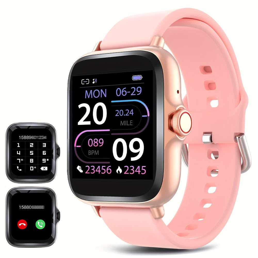 Smart Watch For Men And Women Wireless Calling Dial, Heart Rate Monitor, Multi-Sport Mode Sports Watches, Custom Wallpaper, Activity Monitoring, For IOS/Andriod